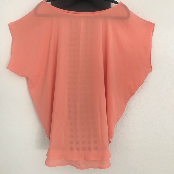 S-Twelve Large Peach Blouse - Picture 3 of 8